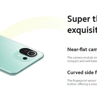 Xiaomi mi 11 Lite smartphone Cell Phones 5G  AMOLED Snapdragon 780G 64MP Full Screen 90HZ used phone