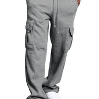 Men Cargo Loose Pants Spring Summer Male Retro Vintage Full Loose Wide Leg Pant LXDZ-ZL-5