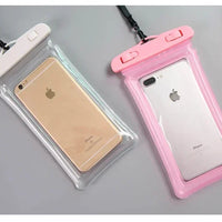 Waterproof Swimming Mobile Phone Cases Macron AirBag Hanging Neck Cases Diving Skiing Universal Phone Bag for All Phones 7 Inch