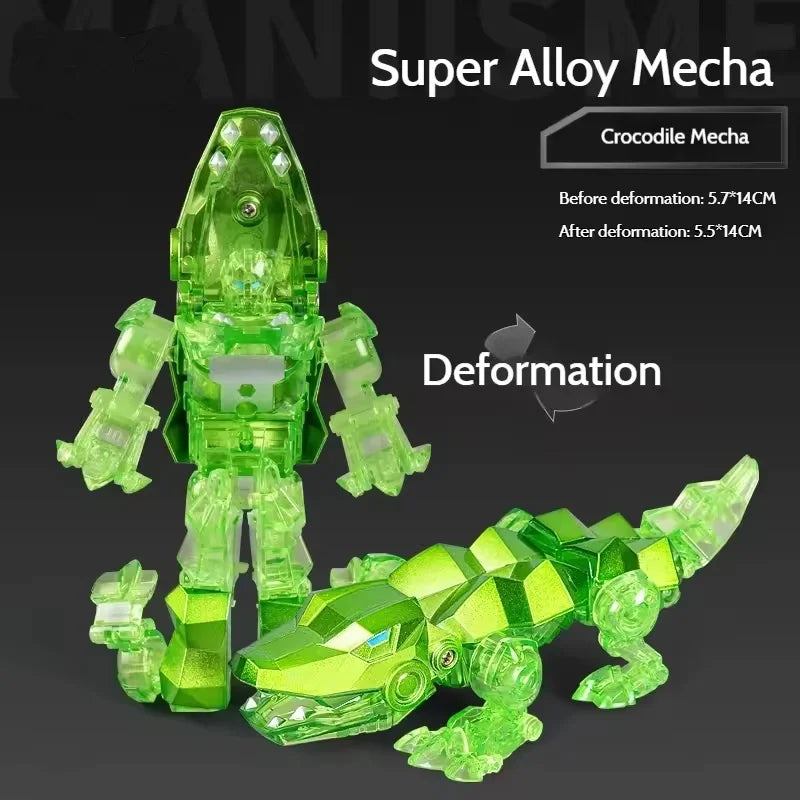 Transformation Robot Toys 2 In 1  Assembly Robot Alloy Mecha Deformation Simulation Insect Beast Children Deformation Robot