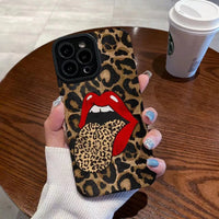 Fashion Soft Phone Cases For iPhone 13 12 MINI 11 14 15 16 Pro Max XS Max XR 7 8 Plus Leopard Pattern Silicone Case Back Cover