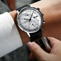 Mens Fashion Mechanical Watches Business Automatic Wristwatch Stainless Steel Luminous Designer Clock Reojes De Hombre New 2023