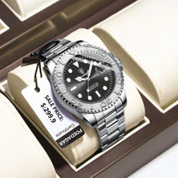 POEDAGAR Business Luxury Man Watch Luminous Waterproof Date Stainless Steel Men Watch High Quality Military Men's Quartz Watches