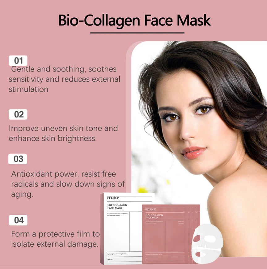 Biological collagen real deep facial mask Collagen night facial care Collagen facial mask moisturizing anti-aging