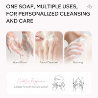 Laikou Sakura Handmade Facial Soap Cleans Skin Shower And Removes Bacteria 99.9% Travel Be Carried For Adults And Children 90g