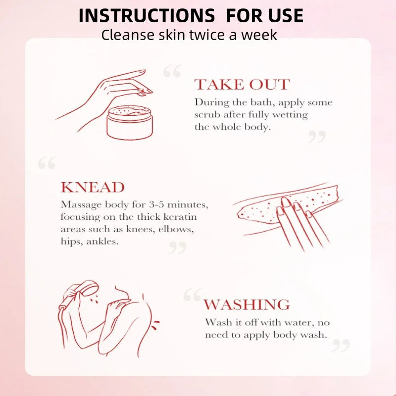 350g Pomegranate Scrub Has Rich in Walnut Shell Powder, Glycerin and Other Skin Care Ingredients, Gentle and Delicate Scrub Particles for Deep Cleansing Skin, Removing Dirt, Physical Exfoliation, Refreshing and Purifying Skin