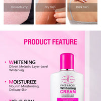 Face Body Bleaching Cream Improve Dark Skin Collagen Face Body Lotion Feminine Gentle Nourishing Dark Korean Skin Care Cream
