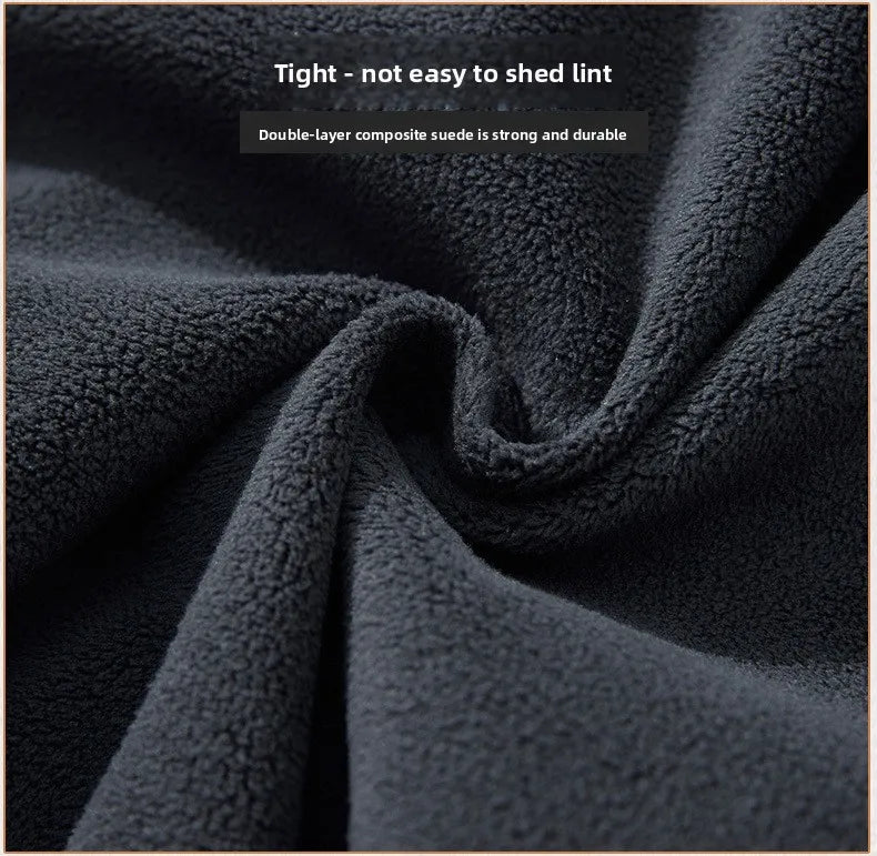 2025 NewMen's Fleece-Lined American Camouflage Casual Multi-Pocket Loose Zipper Jogger Pants Autumn Youth Trendy Workwear