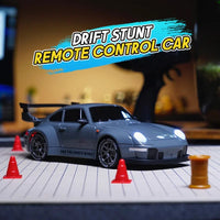 RC Drift Car 1/24 4WD Mini RC Racing Vehicle Model High Speed 2.4G Radio Half Scale with Light Remote Control Car Drive Gifts