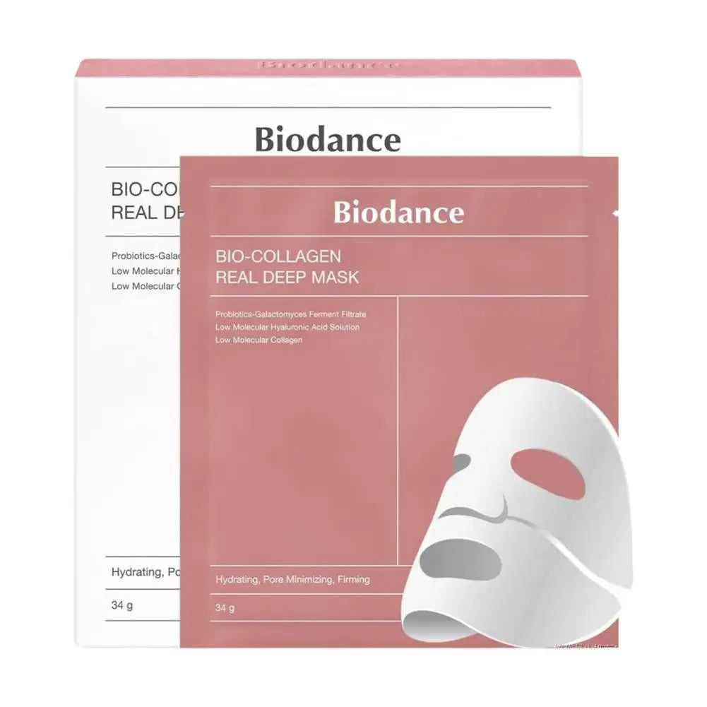 Biodance Professional Collagen Hydrating Mask - Deeply Hydrates Nourishes Brightens Firms Moisturizes Locks In Water Skincare