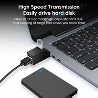 Elough HUB USB Type C High Speed Cable Splitter USB 3.0 Multipuertos HUB Adapter Extender For PC Portable USB Disk Card Reader