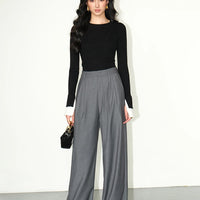 Multicolor Office High-waisted Wide-leg Suit Pants Women's 2025 Autumn Loose and Drape Casual Straight Mopping Trousers