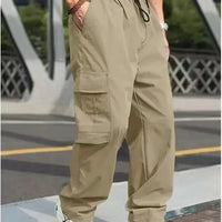 New Summer Men's Loose Fit Straight Leg Casual Pants - European & American Style Youth Fashion" cargo pants  mens pants
