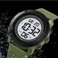 SKMEI 2122 Men's Electronic Watch Sports Waterproof Glow Electronic Watch Multi functional Student LED Watch Men's