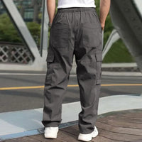 New Summer Men's Loose Fit Straight Leg Casual Pants - European & American Style Youth Fashion" cargo pants  mens pants
