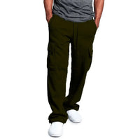 Men Cargo Loose Pants Spring Summer Male Retro Vintage Full Loose Wide Leg Pant LXDZ-ZL-5