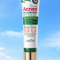 SADOER Tea Tree Acne Removing Cream Facial Skincare Oil Control Face Gel Creams Hydrating Moisturizing Facial Cream Skin Care