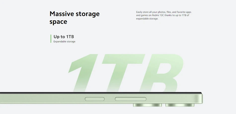 Global Version Xiaomi Redmi 13C MIUI 14 Smartphone MTK Helio G85 Octacore 50MP Camera 5000mAh 90Hz 6.74" Display