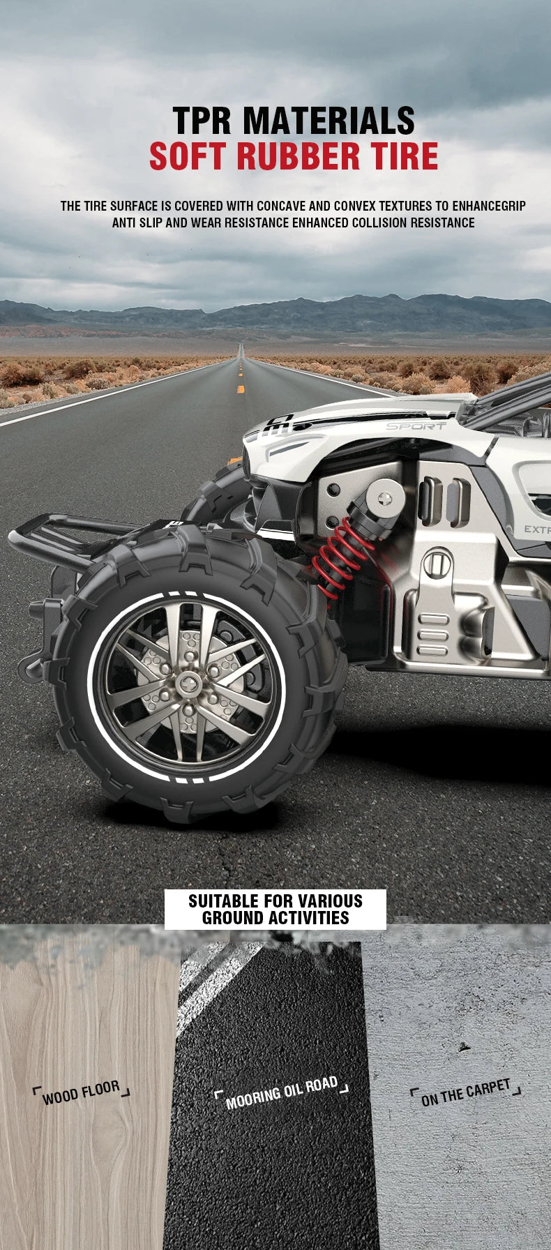 Rc Car 1/14 20Km/h High Speed Remote Control Alloy Car Off Road Crawler Climbing Truck All Terrains Toys Racing Profession Car