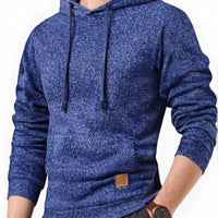 Sweatshirt New Spring Autumn Streetwear Fashion Outwear Men's Solid Color Hooded Hoodies Casual Loose Fleece Coats Men Clothing