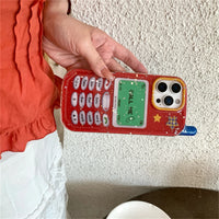 Funny 3D Mobile Phone Case For iPhone 16 Pro 15 14 13 Pro Max Protective Cover Fashion Cute Cases with Chain Funda