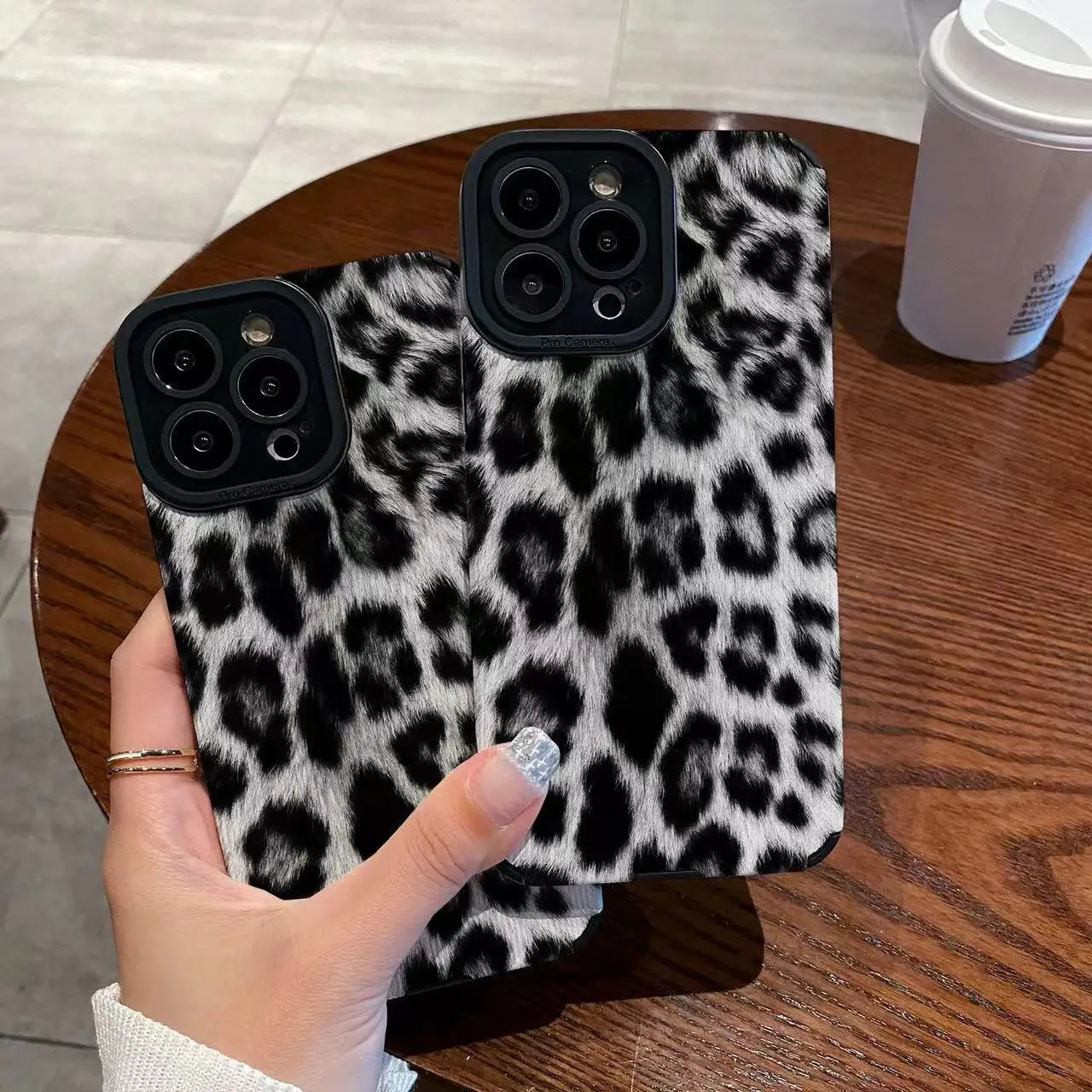 Fashion Soft Phone Cases For iPhone 13 12 MINI 11 14 15 16 Pro Max XS Max XR 7 8 Plus Leopard Pattern Silicone Case Back Cover