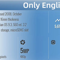 Original N85 GSM 2G 3G Slider Mobile Cell Phone 2.6'' 5MP More Languages English Keyboard Only.Old Symbian Smartphone Unlocked.