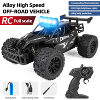 RC8 Racing Model Toy Alloy Remote Control Car 2.4GRC Proportional Throttle 1:16 Highspeed Big Foot Climbing off Road Vehicle