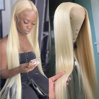 Blonde 613 13x6 HD Lace Frontal Wig 13x4 Lace Front Human Hair Wigs Pre plucked Straight Human Hair Wigs For Women