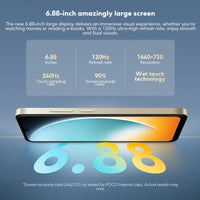 POCO C71 Global Version UNISOC T7250 processor 32MP AI dual camera Immersive 6.88” display 15W fast charging AI face unlock