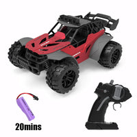 Rc Cars with Light 20KM/H 2.4G High-Speed Racing Remote Control Car Vehicle Truck Off-Road Climbing Car On a Sign Toys for Kids