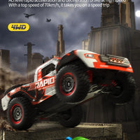 Rc Car Off Road 4x4 50km/h Or 75km/h High Speed Brushless Motor Monster Truck 1/16 Desert/Snow Racing Drift Cars Toys For Boys