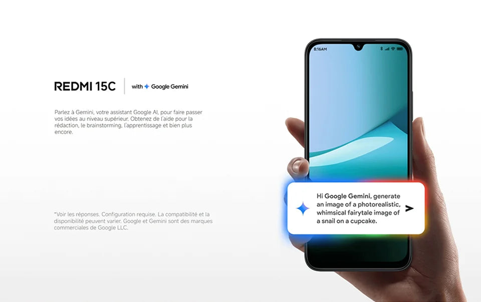 Xiaomi Redmi 15C, Smartphone, 6.9" Screen, 120 Hz, MediaTek Helio G81-Ultra, 6000mAh battery, 50MP Camera, IP64