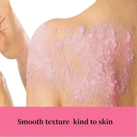 350g Pomegranate Scrub Has Rich in Walnut Shell Powder, Glycerin and Other Skin Care Ingredients, Gentle and Delicate Scrub Particles for Deep Cleansing Skin, Removing Dirt, Physical Exfoliation, Refreshing and Purifying Skin