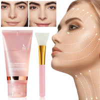 Face Mask Collagen Night Wrapping Mask Elasticity Hydration Reduces Sagging Dullness Hydrolyzed Collagen Skin Care Products 75ml