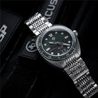 2025 New IXDAO IPOSE Automatic Mechanical Men Watch JD-X07S Dragon Scale Pattern Watch Stainless Steel BWG-9 Diving reloj hombre