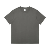 Men's 230g Heavy Cotton Short-sleeved T-shirt Men Pure Cotton Loose Solid Color Bottoming Shirt Trendy Man T-shirt Tops Clothes