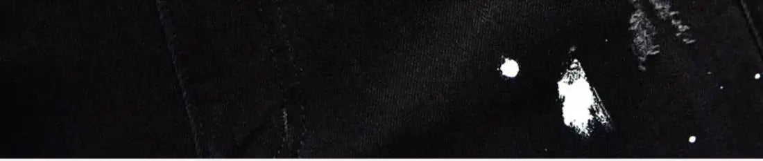 Fashion Trendy Slim Denim Jeans Men Distressed Ripped Holes Patches Spring Autumn Casual Design Korean Luxury Clothing Trousers