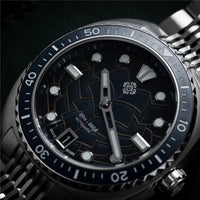 2025 New IXDAO IPOSE Automatic Mechanical Men Watch JD-X07S Dragon Scale Pattern Watch Stainless Steel BWG-9 Diving reloj hombre