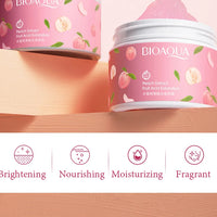 BIOAQUA Honey Peach Exfoliating Facial Cream Scrub Exfoliant Body Scrub Moisturizing Nourishing Exfoliator Face Cream Skin Care