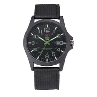 Men Genuine XINEW Brand Watches Students Fashion Casual Nylon Band Sports Army Gifts Date Quartz Wrist Watch Black Montre Homme
