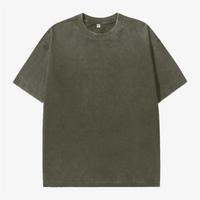 Custom T-shirt free print logo images vintage wash design tees pure cotton cultural shirts men's women's batik wax print Fabric