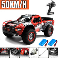 Rc Car Off Road 4x4 50km/h Or 75km/h High Speed Brushless Motor Monster Truck 1/16 Desert/Snow Racing Drift Cars Toys For Boys