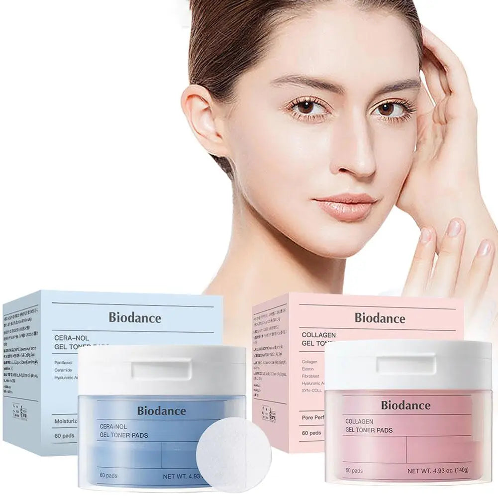 Biodance Skin Care - Collagen Deep Hydrating Face Mask, Cotton Tablets, Ampoule Serum, Moisturizing, Calming Low Stab Gel Toner
