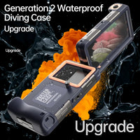 Professional Diving Phone Case For iPhone 15 14 13 12 Pro Max Underwater Taking Waterproof Cases Cover For SamsungS22 S23 Huawei