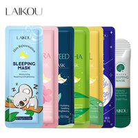 LAIKOU 7pcs Moisturizing Facial Mask Anti Wrinkle Firming Hydrating Sleeping Face Masks Face Mask Beauty Korean Skin Care