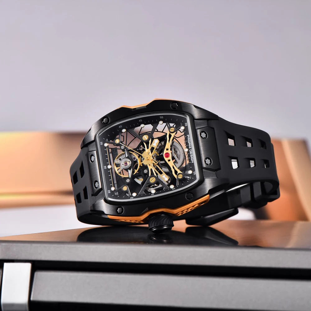 PAGANI DESIGN Automatic Watch New Men Mechanical Europe and America Watch Top Brand Sapphire Glass  50M Waterproof Watch Men