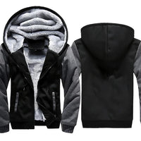 Men's Jacket Winter Camouflage Fleece Thicken Hooded Jackets Male Long Sleeve Coat Casual Zip Up Hoodies Streetwear Men's Coats