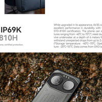 IIIF150 Air3S Rugged Smartphone Phone 6.6" 16GB(4+12) 128GB 16MP Camera Telephone Portable 5500mAh Android 14 NFC Call Phone