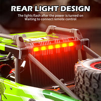 RC High Speed Off Road Vehicle Toy 1/14 RTR 48km/h Remote Control Four Wheel Drive Car Brushed Motor ESC LED Lights